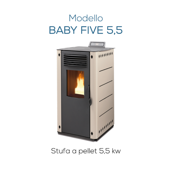 Stufa a Pellet BABY FIVE 5,5