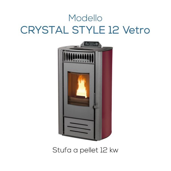 Stufa a Pellet CRYSTAL STYLE 12