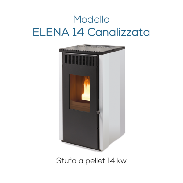 Stufa a Pellet ELENA 14 Canalizzata