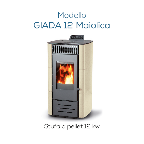 Stufa a Pellet GIADA 12 Maiolica