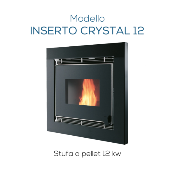 Stufa a Pellet INSERTO CRYSTAL 12