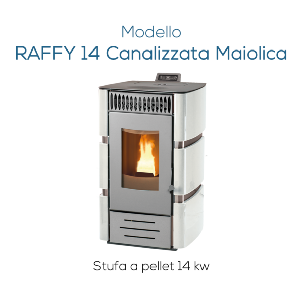 Stufa a Pellet RAFFY 14 Maiolica